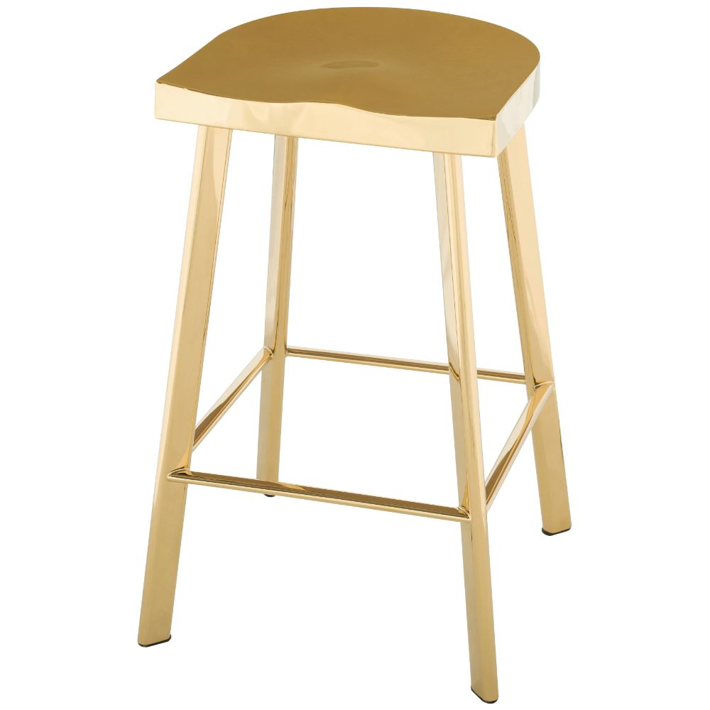 Nuevo HGDE237 ICON COUNTER STOOL in GOLD